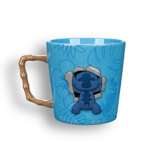 Pop Cool: Taza cerámica Stitch alto relieve