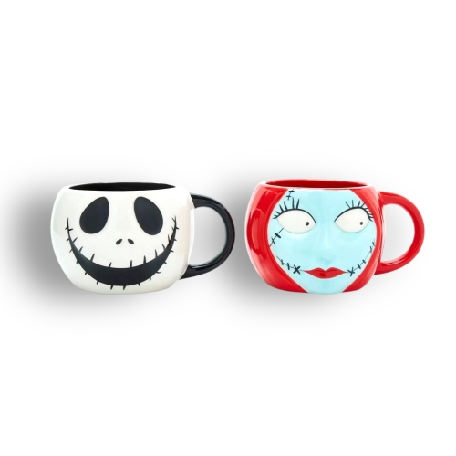 Pop Cool: Set tazas ceramista The Nightmare Before Christmas / Jack y Sally